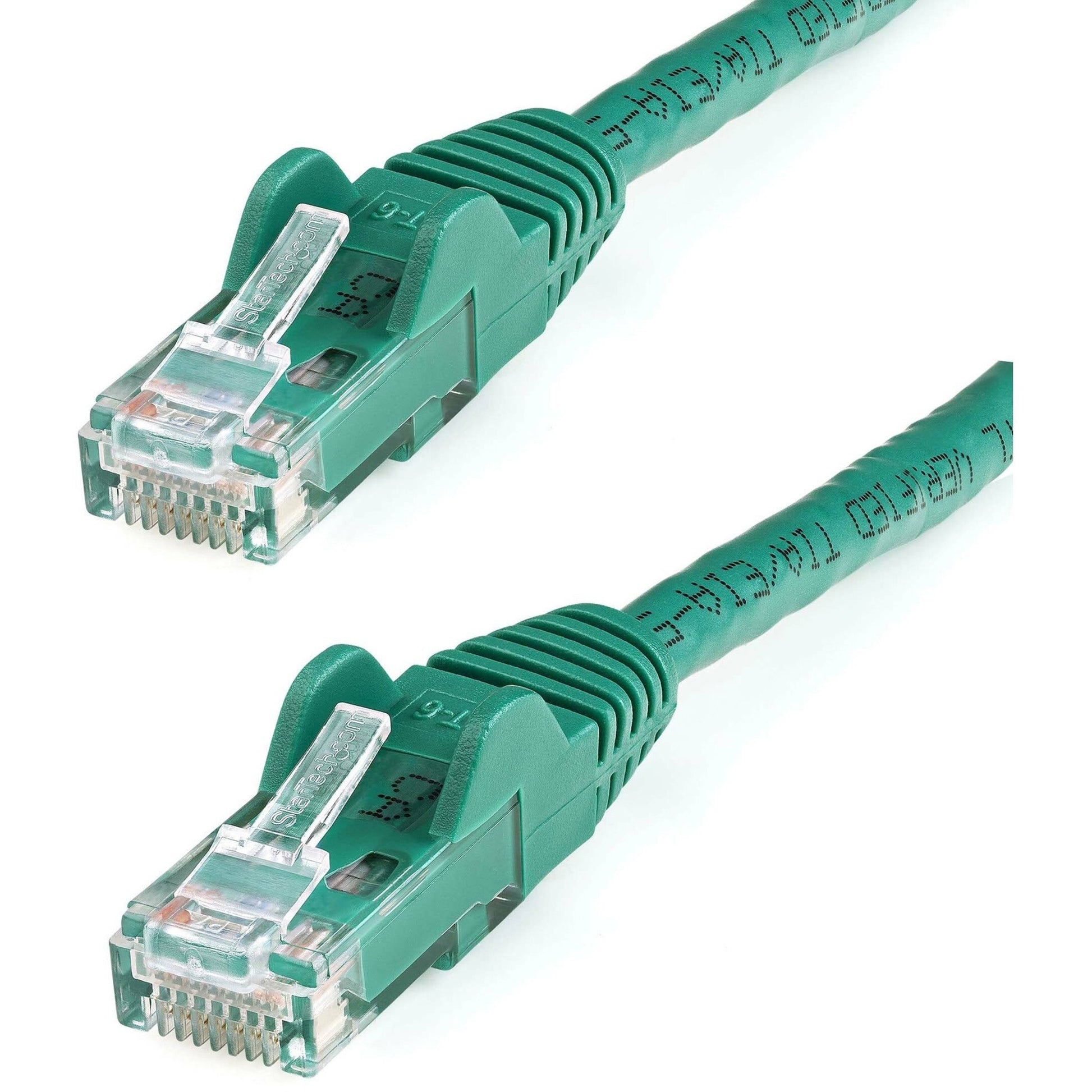 Main Image for StarTech.com 10ft CAT6 Ethernet Cable - Green Snagless Gigabit - 100W PoE UTP 650MHz Category 6 Patch Cord UL Certified Wiring/TIA