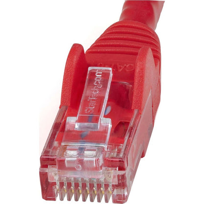 Alternate-Image2 Image for StarTech.com 3ft CAT6 Ethernet Cable - Red Snagless Gigabit - 100W PoE UTP 650MHz Category 6 Patch Cord UL Certified Wiring/TIA