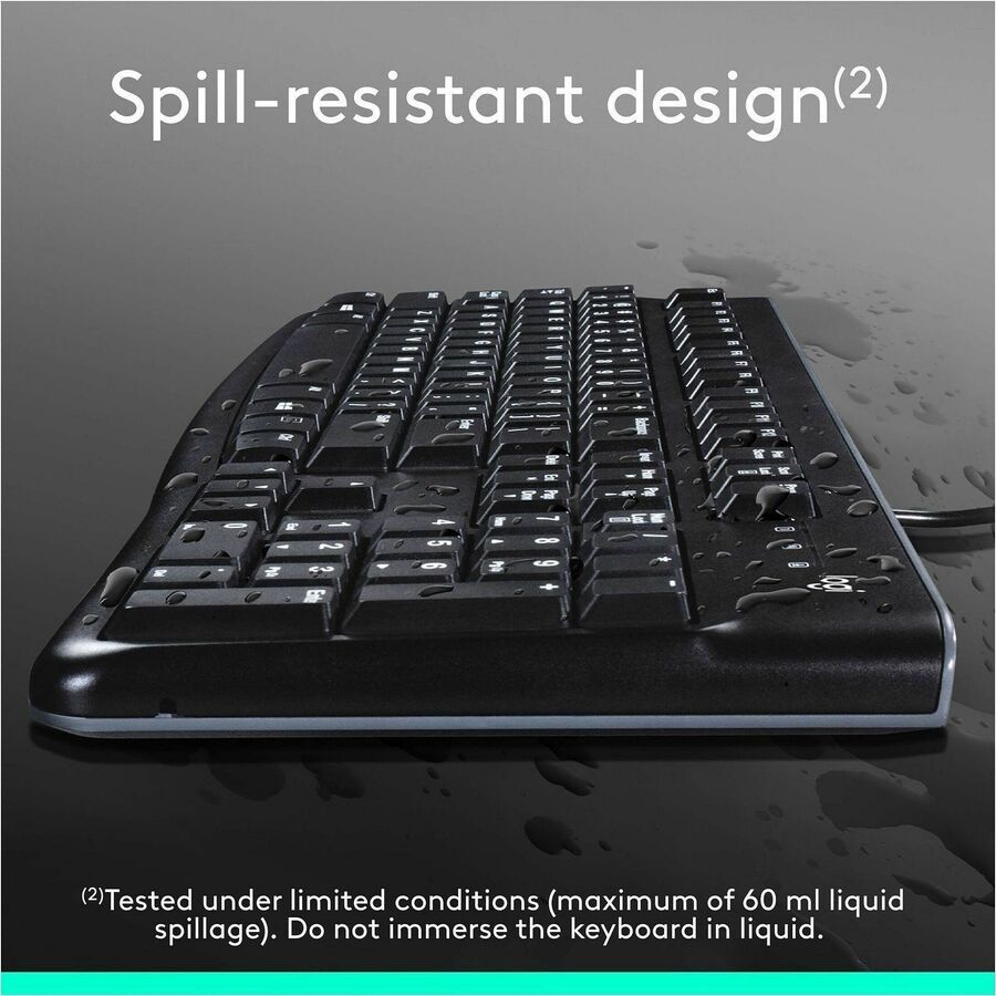 Alternate-Image5 Image for Logitech MK120 Wired Keyboard and Mouse Combo for Windows, Optical Wired Mouse, Full-Size Keyboard, USB Plug-and-Play