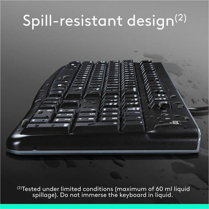 Alternate-Image5 Image for Logitech MK120 Wired Keyboard and Mouse Combo for Windows, Optical Wired Mouse, Full-Size Keyboard, USB Plug-and-Play