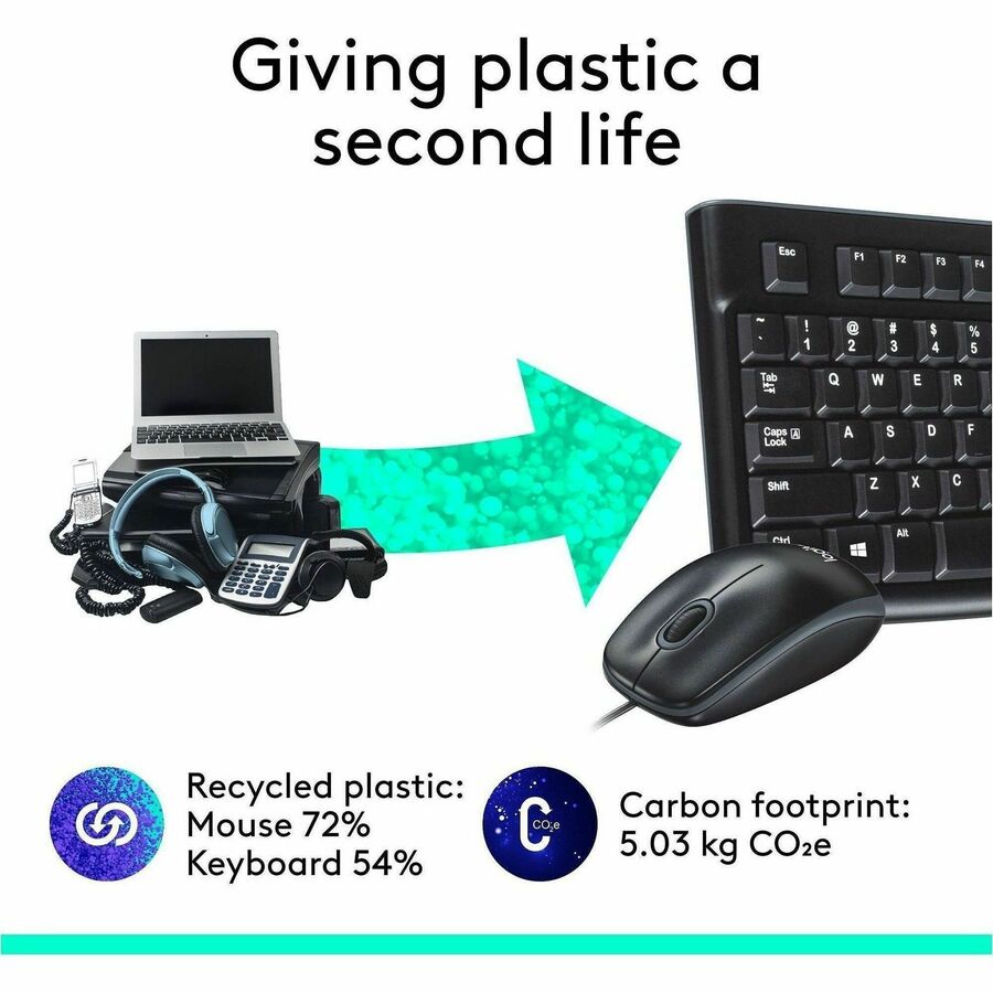 Alternate-Image4 Image for Logitech MK120 Wired Keyboard and Mouse Combo for Windows, Optical Wired Mouse, Full-Size Keyboard, USB Plug-and-Play