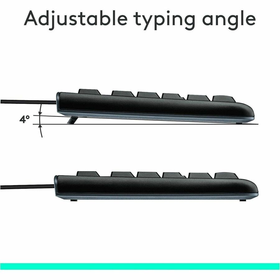Alternate-Image7 Image for Logitech MK120 Wired Keyboard and Mouse Combo for Windows, Optical Wired Mouse, Full-Size Keyboard, USB Plug-and-Play