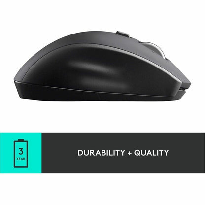 Alternate-Image2 Image for Logitech M705 Marathon Wireless Mouse, 2.4 GHz USB Unifying Receiver, 1000 DPI, 5-Programmable Buttons, Black