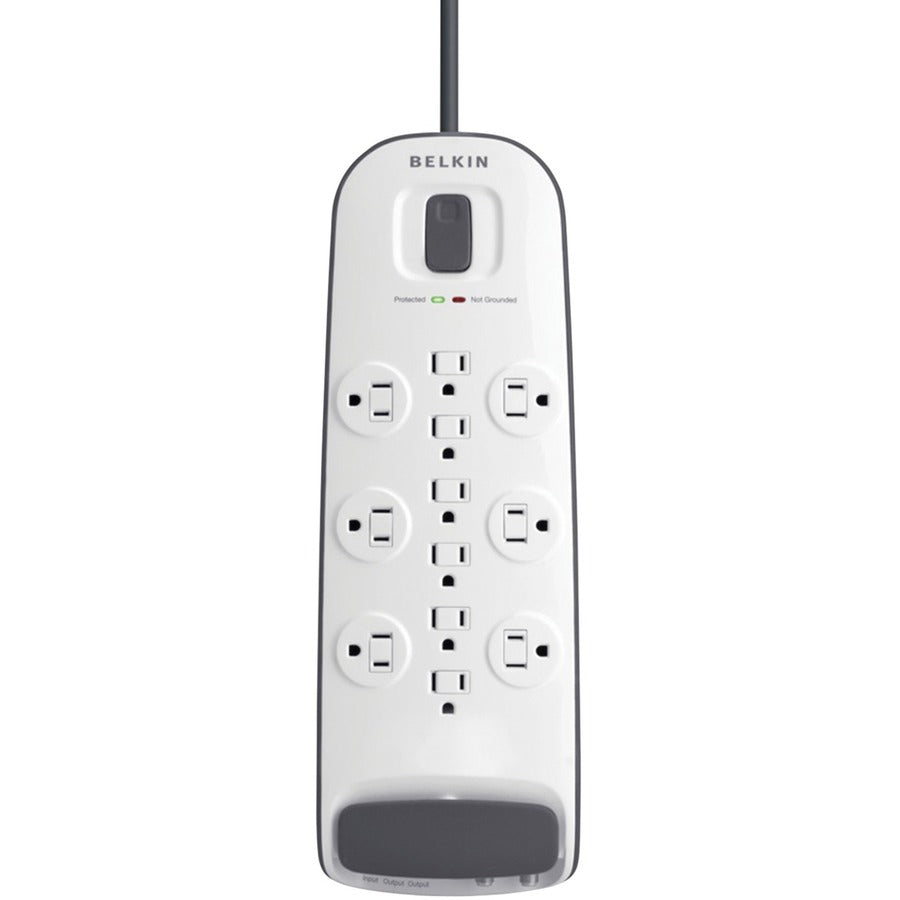 Alternate-Image1 Image for Belkin 12-outlet Surge Protector with 8 ft Power Cord with Cable/Satellite Protection