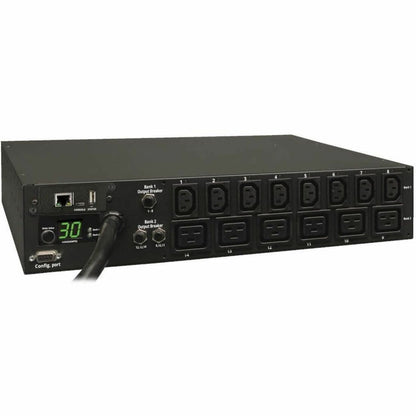 Main Image for Eaton 5.5kW Single-Phase Switched PDU - LX Interface, 208/230V Outlets (8 C13 & 6 C19), L6-30P Input, 15 ft. (4.57 m) Cord, 2U Rack-Mount, TAA