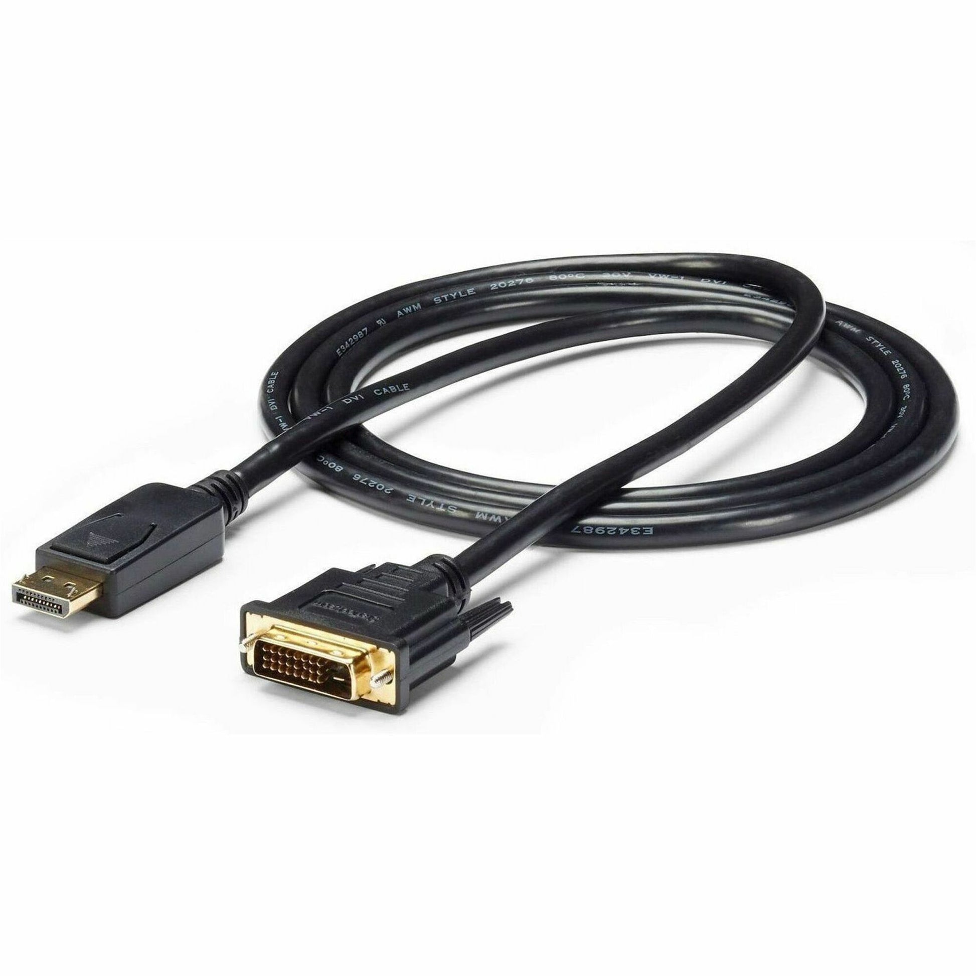 Main Image for StarTech.com 6ft (1.8m) DisplayPort to DVI Cable, DisplayPort to DVI Adapter Cable, DP to DVI-D Converter, Replacement for DP2DVIMM6