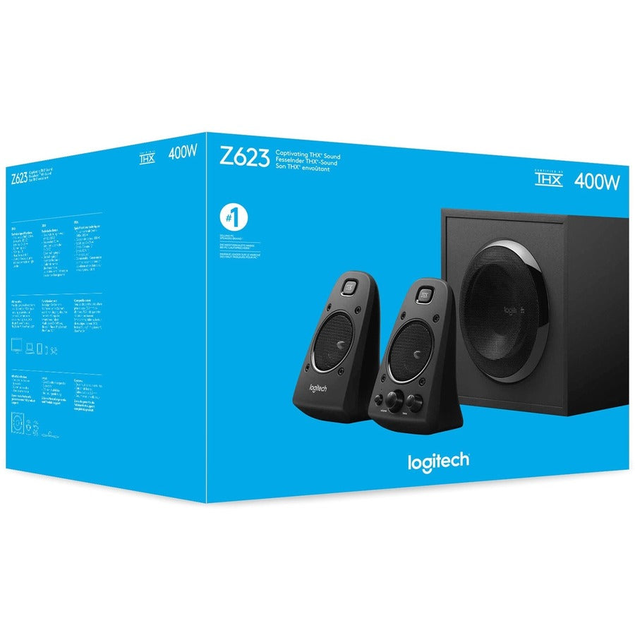 Alternate-Image1 Image for Logitech Z623 2.1 Speaker System - 200 W RMS