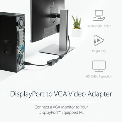 Alternate-Image1 Image for StarTech.com DisplayPort to VGA Video Adapter Converter