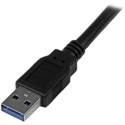Alternate-Image1 Image for StarTech.com 6 ft Black SuperSpeed USB 3.0 (5Gbps) Cable A to A - M/M