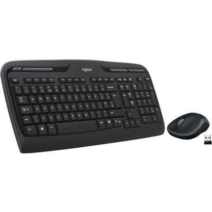 Alternate-Image2 Image for Logitech MK320 Wireless Keyboard and Mouse Combo for Windows, 2.4 GHz Wireless with a Nano USB-Receiver, Portable Mouse, Multimedia Keys