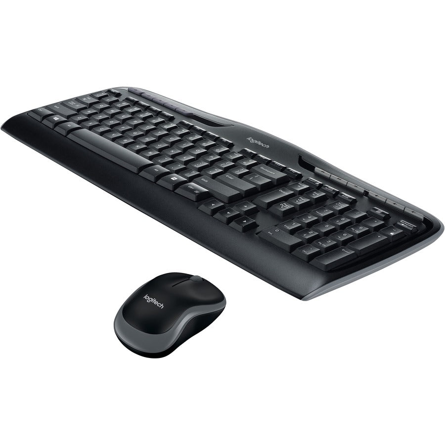 Alternate-Image1 Image for Logitech MK320 Wireless Keyboard and Mouse Combo for Windows, 2.4 GHz Wireless with a Nano USB-Receiver, Portable Mouse, Multimedia Keys