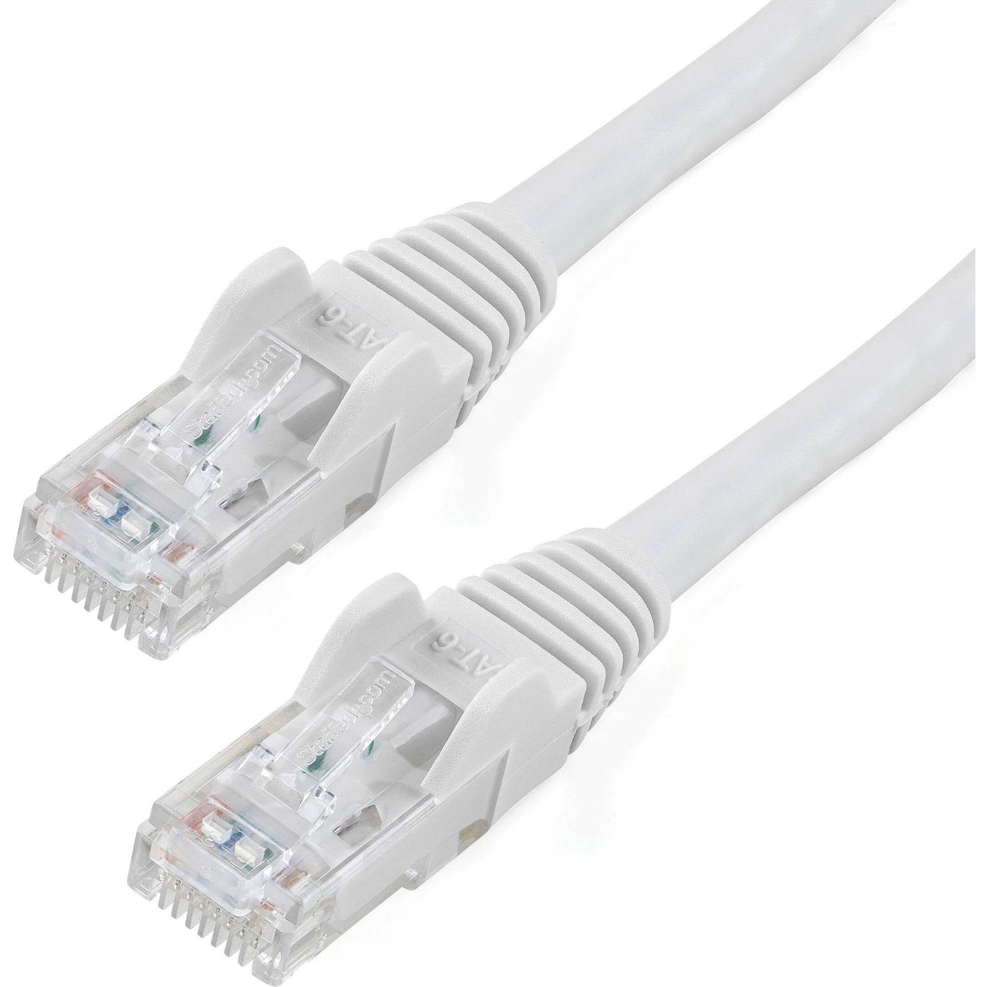 Main Image for StarTech.com 100ft CAT6 Ethernet Cable - White Snagless Gigabit - 100W PoE UTP 650MHz Category 6 Patch Cord UL Certified Wiring/TIA