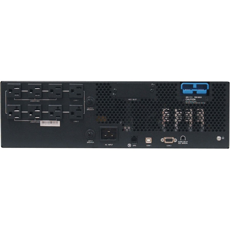 Rear Image for Eaton Tripp Lite Series TAA SmartPro 120V 2.2kVA 1.92kW Line-Interactive Sine Wave UPS, 3U, 120/230V input, Network Card Options, USB, DB9