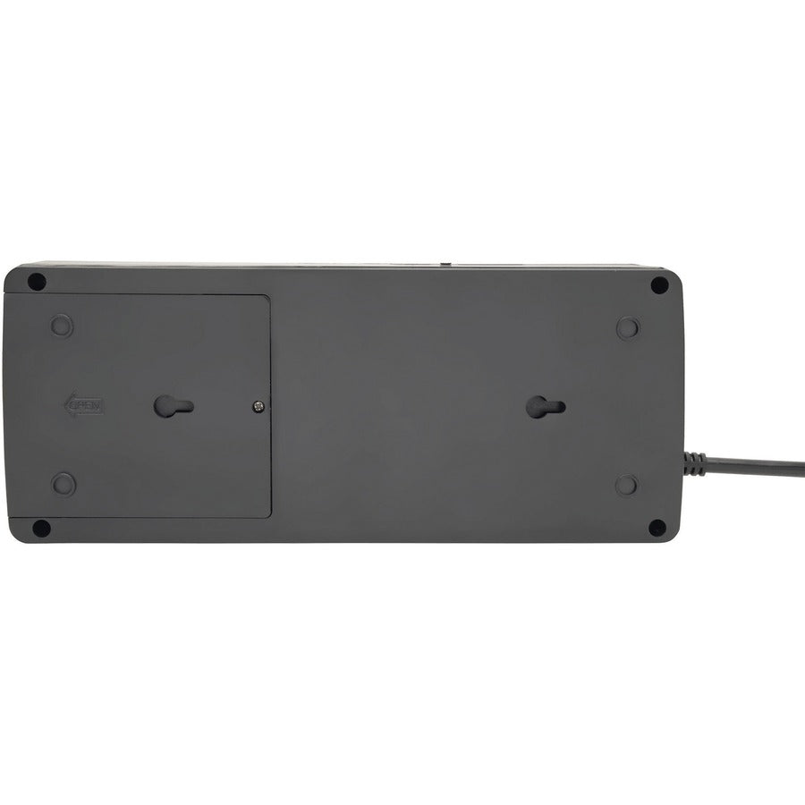 Bottom Image for Eaton Tripp Lite Series 750VA 450W Standby UPS - 12 NEMA 5-15R Outlets, 120V, 50/60 Hz, USB, 5-15P Plug, Desktop / Wall Mount