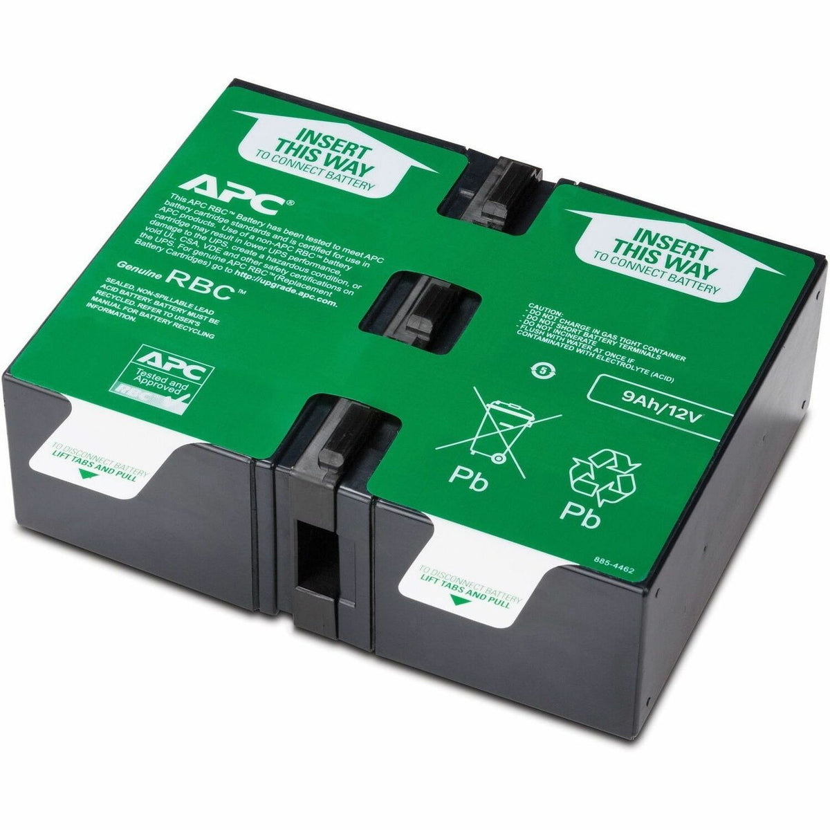 Main Image for APC Replacement Battery Cartridge for Smart-UPS Line Interactive, 24V 9Ah lead-acid battery, 2-year repair or replace warranty