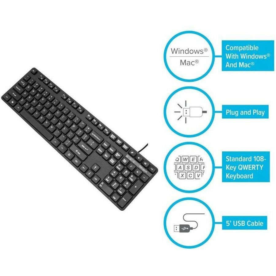 Alternate-Image5 Image for Targus USB Wired Keyboard