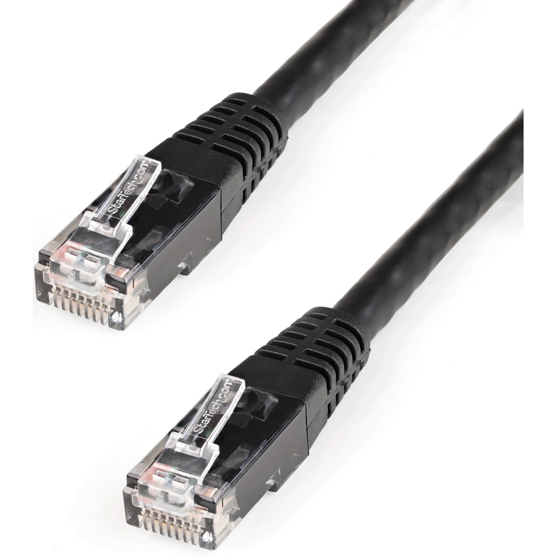 Main Image for StarTech.com 1ft CAT6 Ethernet Cable - Black Molded Gigabit - 100W PoE UTP 650MHz - Category 6 Patch Cord UL Certified Wiring/TIA