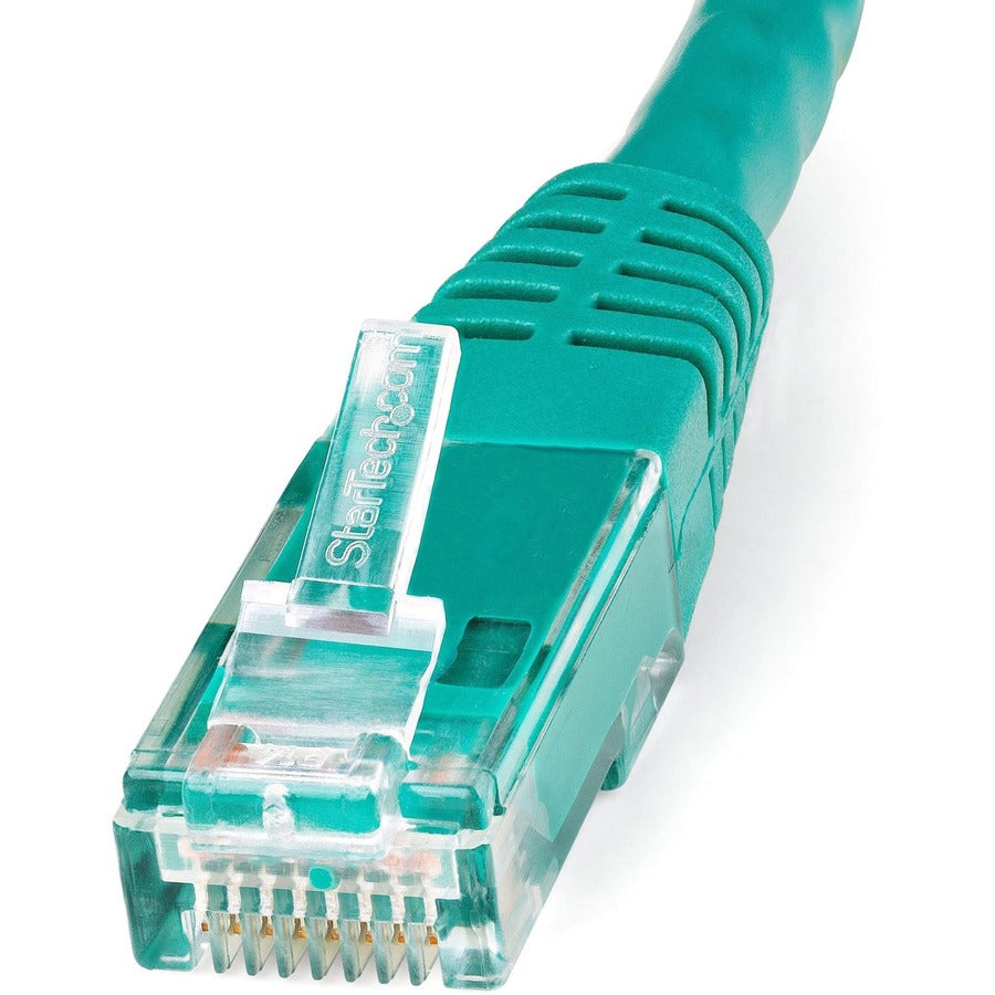 Alternate-Image1 Image for StarTech.com 2ft CAT6 Ethernet Cable - Green Molded Gigabit - 100W PoE UTP 650MHz - Category 6 Patch Cord UL Certified Wiring/TIA