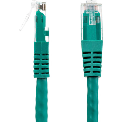 Alternate-Image2 Image for StarTech.com 2ft CAT6 Ethernet Cable - Green Molded Gigabit - 100W PoE UTP 650MHz - Category 6 Patch Cord UL Certified Wiring/TIA