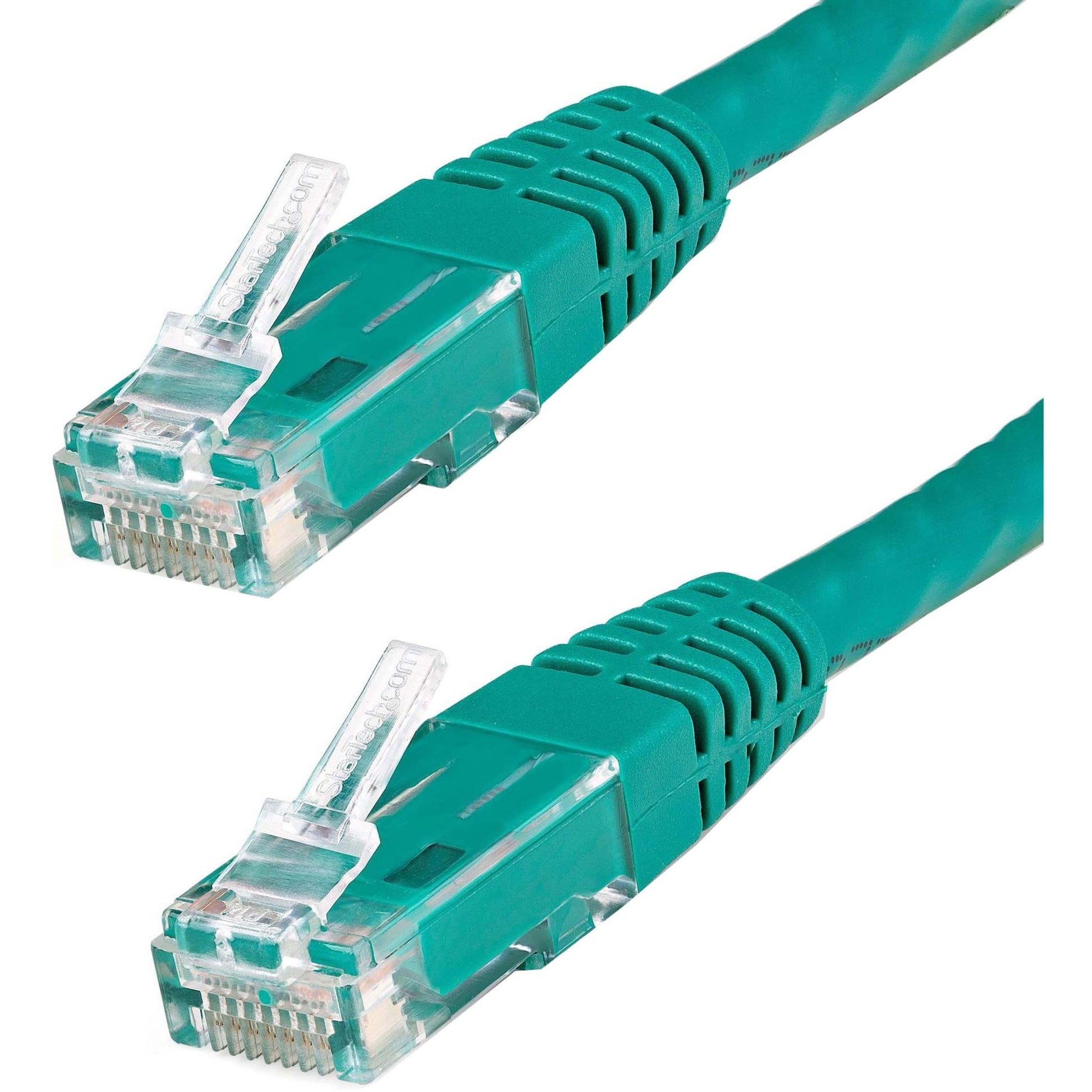 Main Image for StarTech.com 2ft CAT6 Ethernet Cable - Green Molded Gigabit - 100W PoE UTP 650MHz - Category 6 Patch Cord UL Certified Wiring/TIA