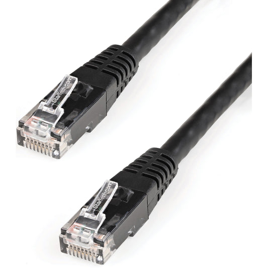 Main Image for StarTech.com 7ft CAT6 Ethernet Cable - Black Molded Gigabit - 100W PoE UTP 650MHz - Category 6 Patch Cord UL Certified Wiring/TIA