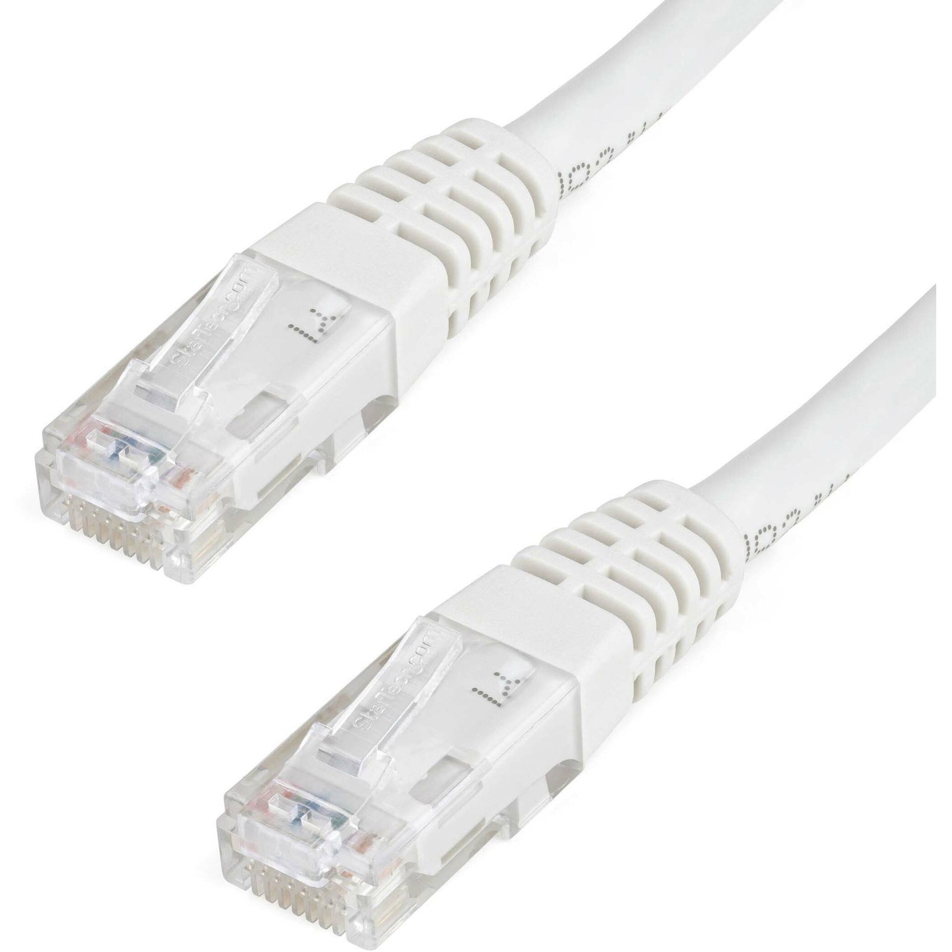 Main Image for StarTech.com 5ft CAT6 Ethernet Cable - White Molded Gigabit - 100W PoE UTP 650MHz - Category 6 Patch Cord UL Certified Wiring/TIA