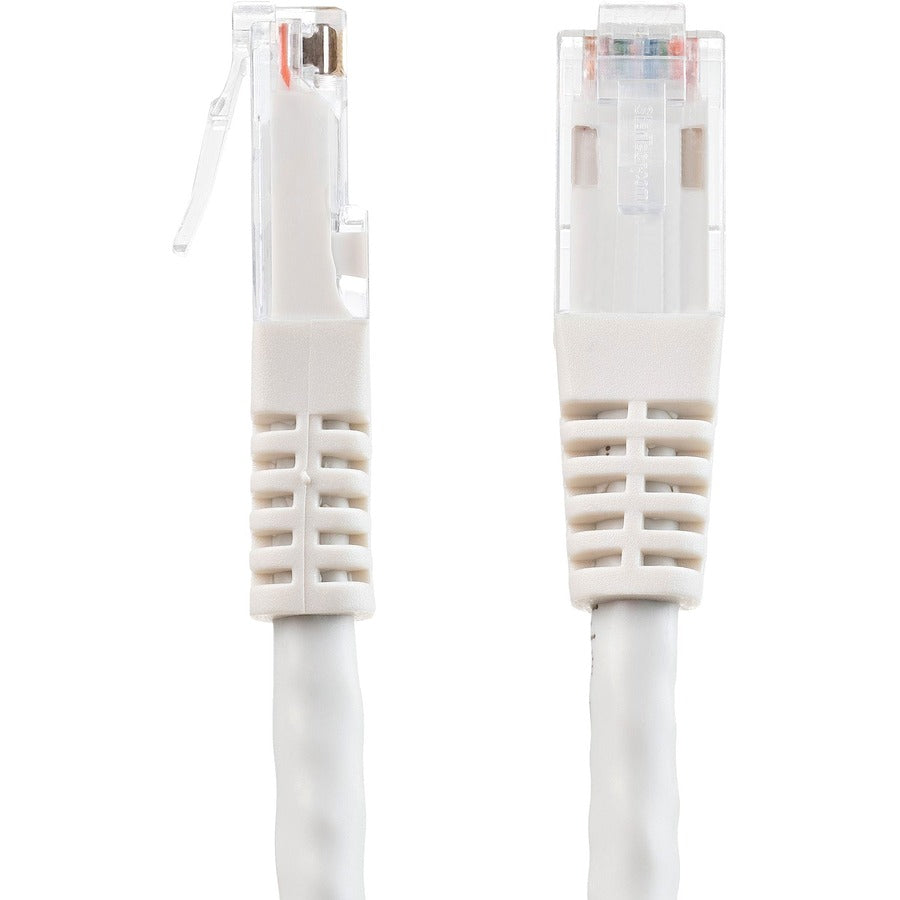 Alternate-Image2 Image for StarTech.com 5ft CAT6 Ethernet Cable - White Molded Gigabit - 100W PoE UTP 650MHz - Category 6 Patch Cord UL Certified Wiring/TIA