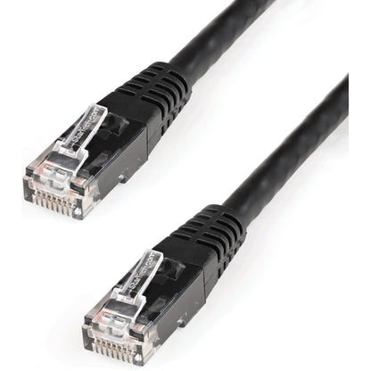 Main Image for StarTech.com 50ft CAT6 Ethernet Cable - Black Molded Gigabit - 100W PoE UTP 650MHz - Category 6 Patch Cord UL Certified Wiring/TIA