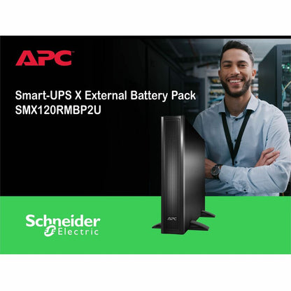 Alternate-Image6 Image for APC Smart-UPS X External Battery Pack, Rack/Tower 2U, 120Vdc, W/rail kit