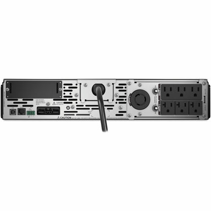 Rear Image for APC Smart-UPS X, Line Interactive, 3kVA, Rack/tower convertible 2U, 100V-127V, 3x 5-15R+3x 5-20R+1x L5-30R NEMA, SmartSlot, Extended runtime