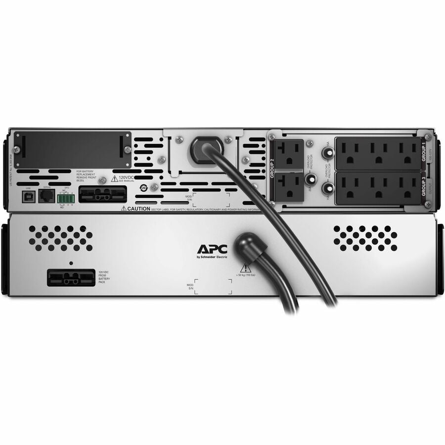 Alternate-Image3 Image for APC Smart-UPS X, Line Interactive, 2200VA, Rack/tower convertible 2U, 100V-127V, 6x 5-15R+2x 5-20R NEMA, SmartSlot, Extended runtime