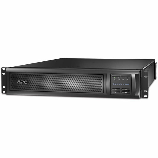 Main Image for APC Smart-UPS X, Line Interactive, 3kVA, Rack/tower convertible 2U, 100V-127V, 3x 5-15R+3x 5-20R+1x L5-30R NEMA, NMC, Extended runtime, W/rail kit