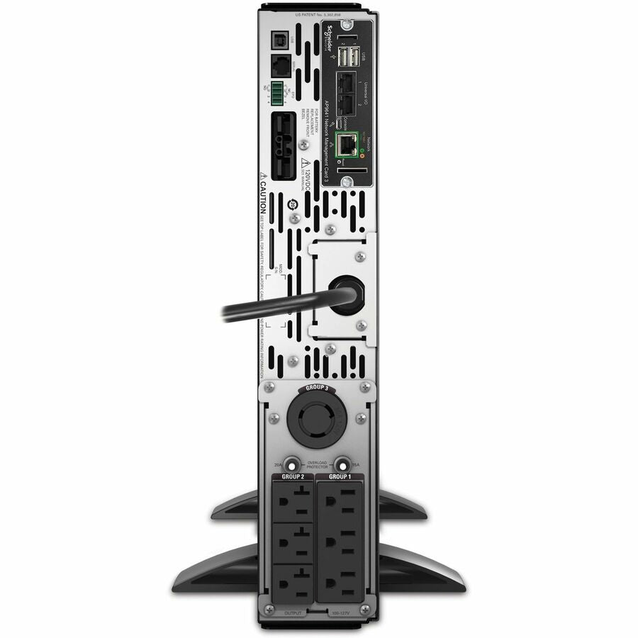 Alternate-Image2 Image for APC Smart-UPS X, Line Interactive, 3kVA, Rack/tower convertible 2U, 100V-127V, 3x 5-15R+3x 5-20R+1x L5-30R NEMA, NMC, Extended runtime, W/rail kit