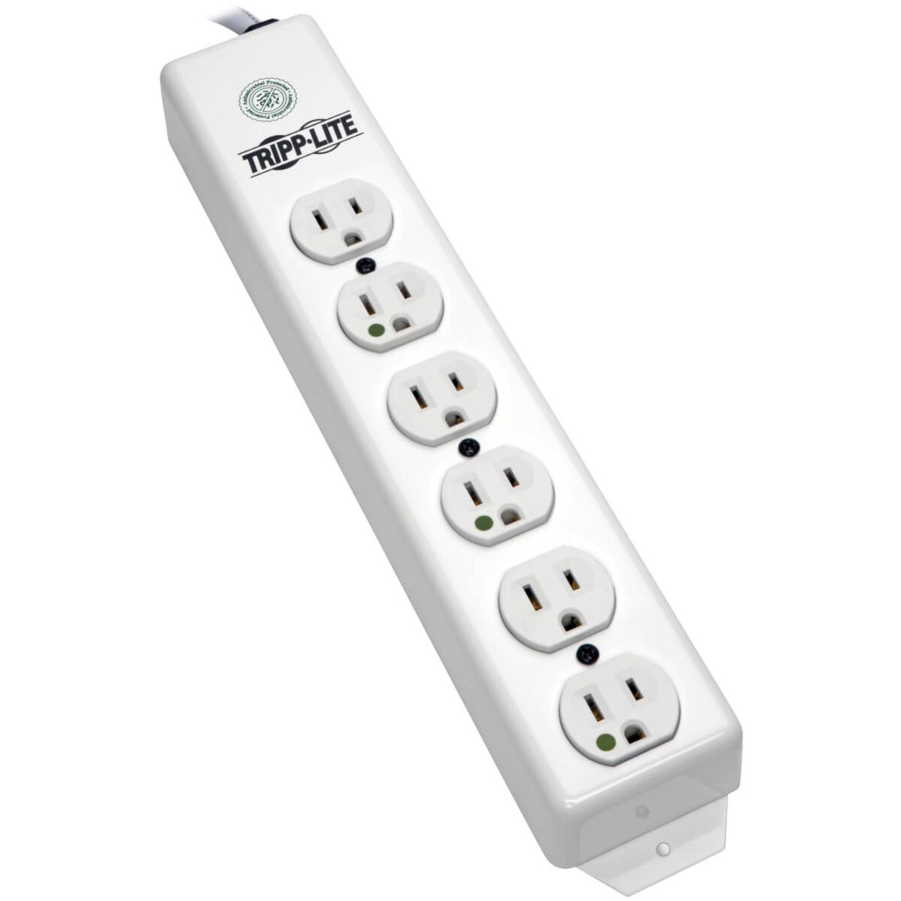 Main Image for Eaton Tripp Lite Series Safe-IT Medical-Grade Power Strip, UL 1363, 6x Hospital-Grade Outlets, Antimicrobial, 6 ft. Cord