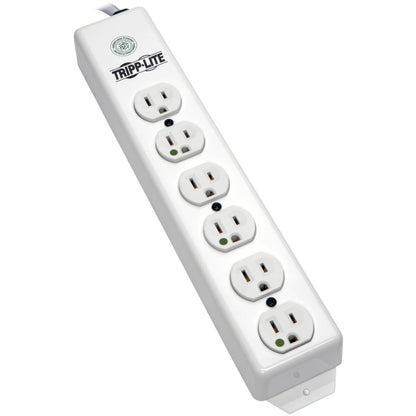 Main Image for Eaton Tripp Lite Series Safe-IT Medical-Grade Power Strip, UL 1363, 6x Hospital-Grade Outlets, Antimicrobial, 6 ft. Cord