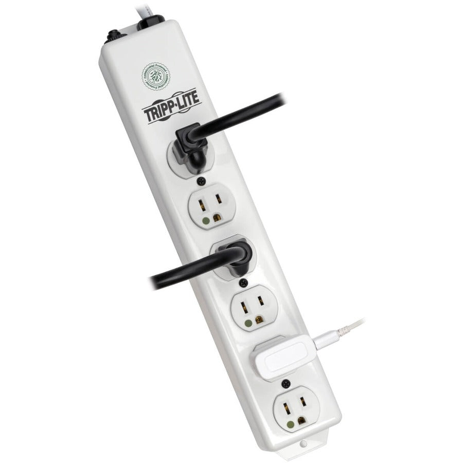 Alternate-Image2 Image for Eaton Tripp Lite Series Safe-IT Medical-Grade Power Strip, UL 1363, 6x Hospital-Grade Outlets, Antimicrobial, 6 ft. Cord