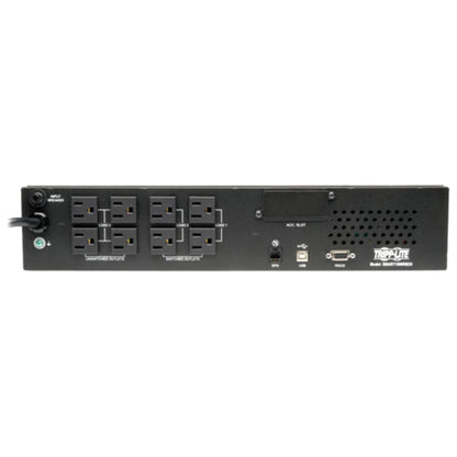 Rear Image for Eaton Tripp Lite Series SmartPro 1500VA 1350W 120V Line-Interactive Sine Wave UPS - 8 Outlets, Network Card Option, LCD, USB, DB9, 2U Rack/Tower