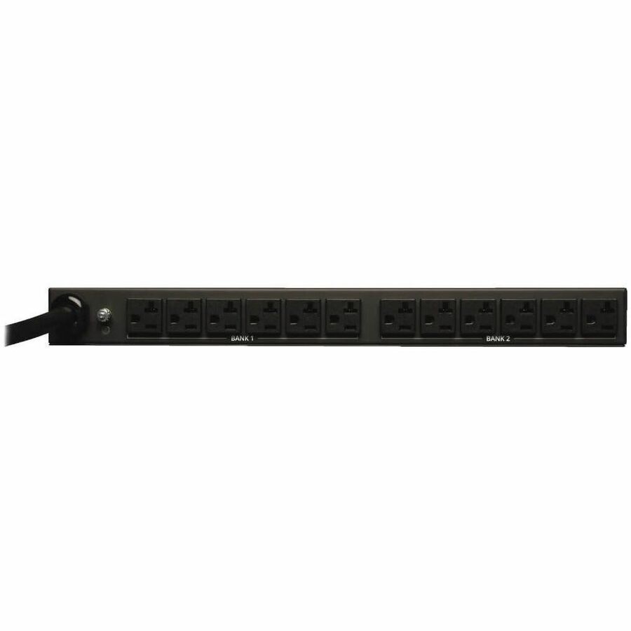 Alternate-Image1 Image for Eaton Tripp Lite Series 2.9kW Single-Phase Local Metered PDU, 120V Outlets (12 5-15/20R), L5-30P, 15 ft. (4.57 m) Cord, 1U Rack-Mount