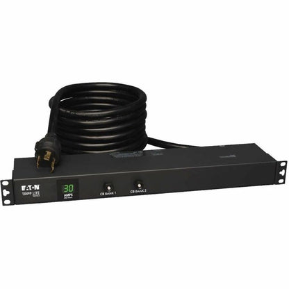 Alternate-Image5 Image for Eaton Tripp Lite Series 2.9kW Single-Phase Local Metered PDU, 120V Outlets (12 5-15/20R), L5-30P, 15 ft. (4.57 m) Cord, 1U Rack-Mount