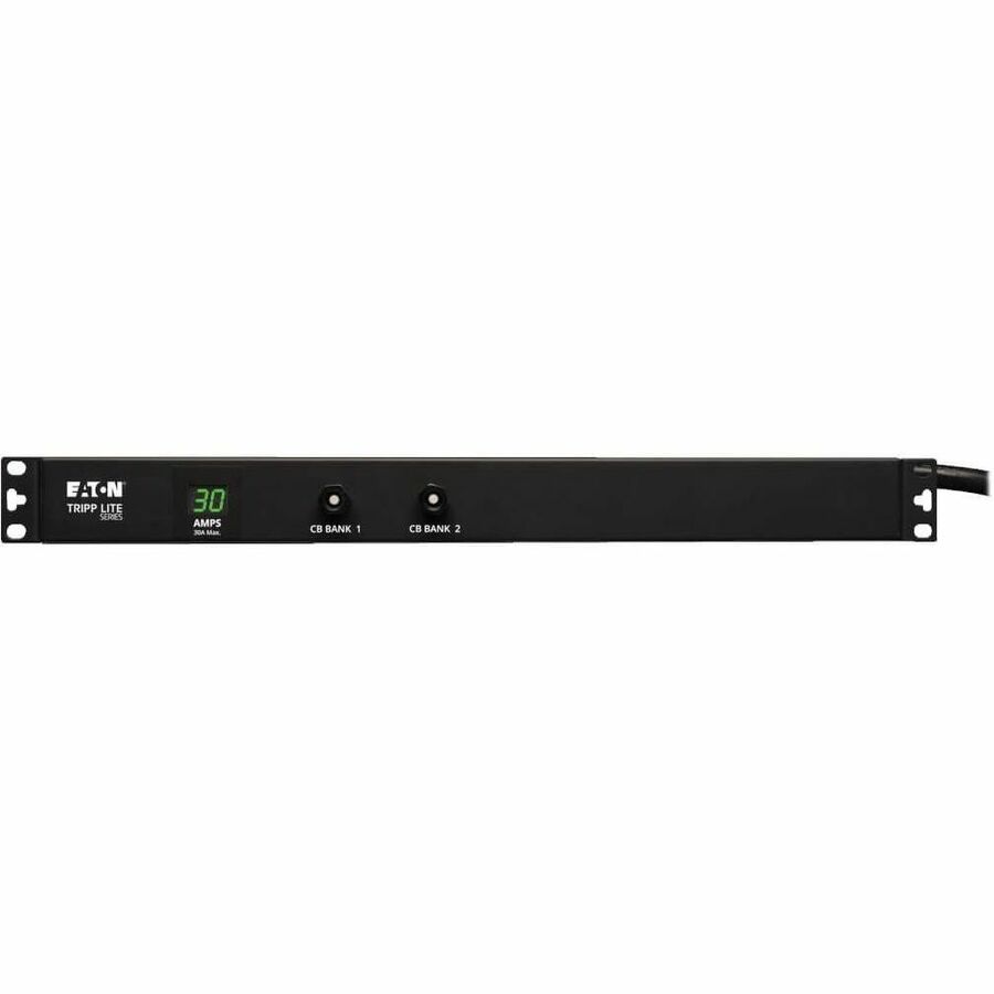 Alternate-Image2 Image for Eaton Tripp Lite Series 2.9kW Single-Phase Local Metered PDU, 120V Outlets (12 5-15/20R), L5-30P, 15 ft. (4.57 m) Cord, 1U Rack-Mount
