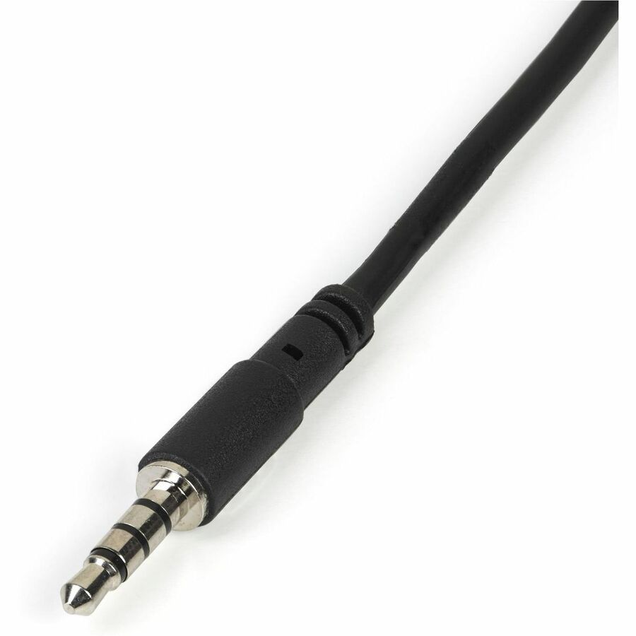 Alternate-Image2 Image for StarTech Headset adapter for headsets with separate headphone / microphone plugs - 3.5mm 4 position to 3 position and 2 position 3.5mm M/F