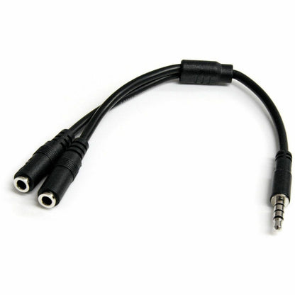 Main Image for StarTech Headset adapter for headsets with separate headphone / microphone plugs - 3.5mm 4 position to 3 position and 2 position 3.5mm M/F