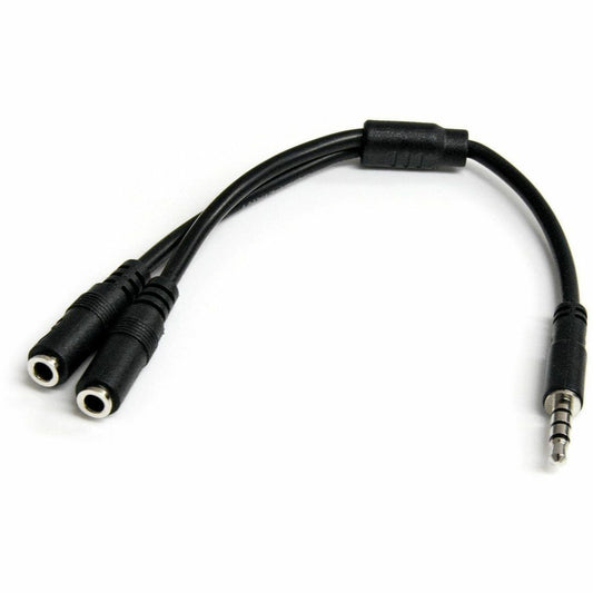 Main Image for StarTech Headset adapter for headsets with separate headphone / microphone plugs - 3.5mm 4 position to 3 position and 2 position 3.5mm M/F