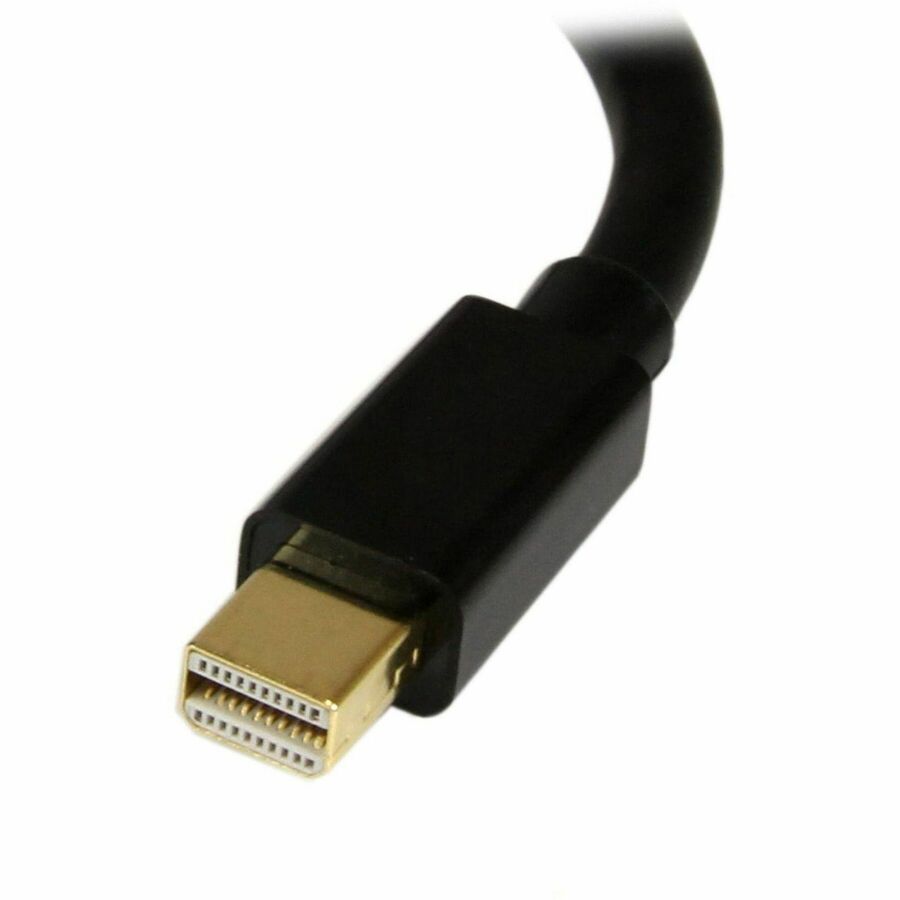 Alternate-Image2 Image for StarTech.com Mini DisplayPort to DisplayPort Adapter, 4K x 2K Video, Ultra HD Mini DP to DP Converter, mDP to DP 1.2 Adapter, Male/Female