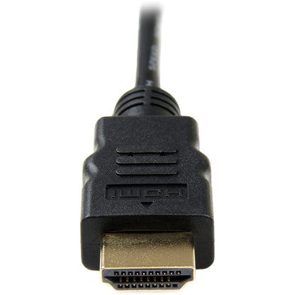 Alternate-Image2 Image for StarTech.com 6ft Micro HDMI to HDMI Cable with Ethernet, 4K High Speed Micro HDMI Type-D Device to HDMI Monitor Adapter/Converter Cord