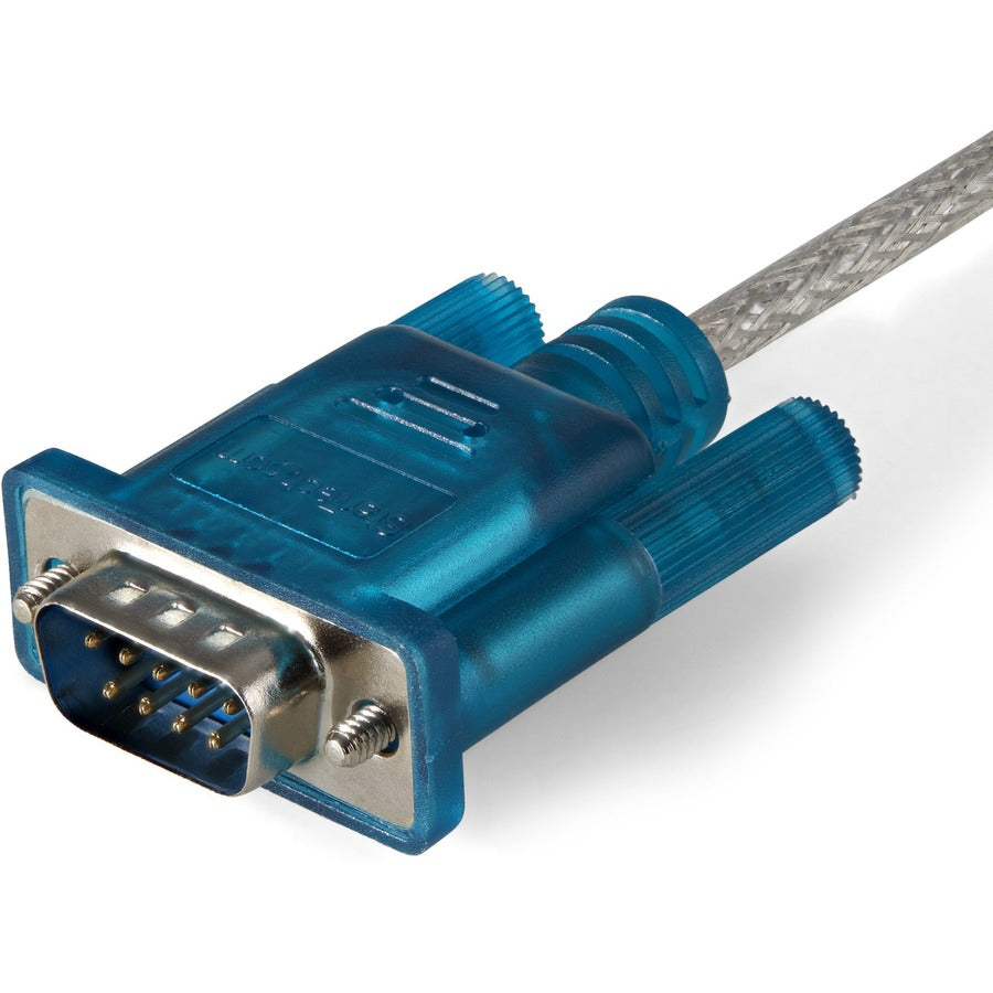 Alternate-Image2 Image for StarTech 3ft (91cm) 1-Port USB to RS232 DB9 Serial Adapter Cable, USB to Serial Adapter Cable - M/M