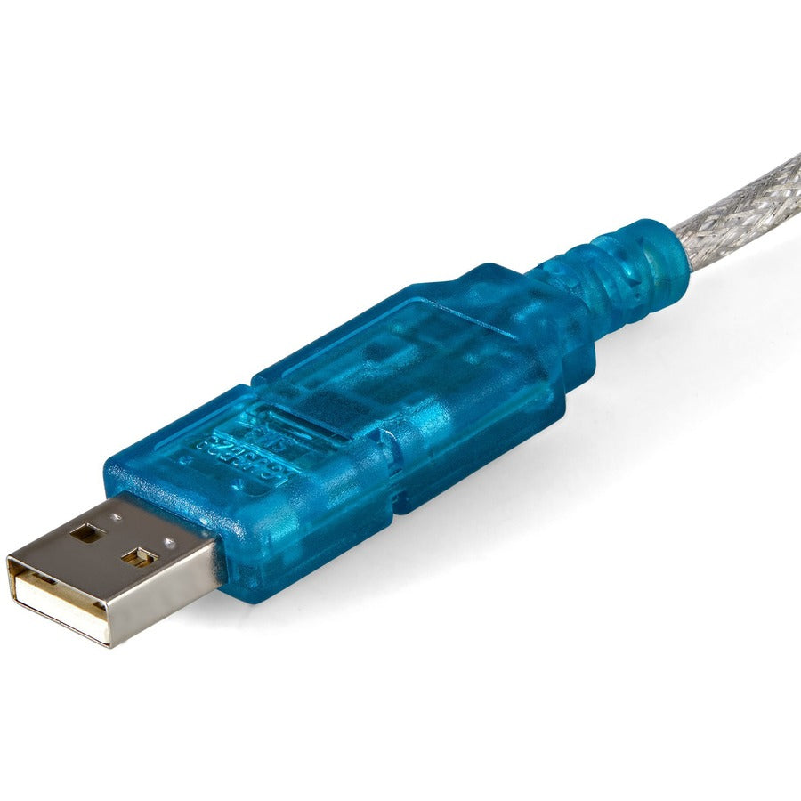 Alternate-Image1 Image for StarTech 3ft (91cm) 1-Port USB to RS232 DB9 Serial Adapter Cable, USB to Serial Adapter Cable - M/M