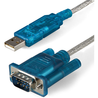 Main Image for StarTech 3ft (91cm) 1-Port USB to RS232 DB9 Serial Adapter Cable, USB to Serial Adapter Cable - M/M