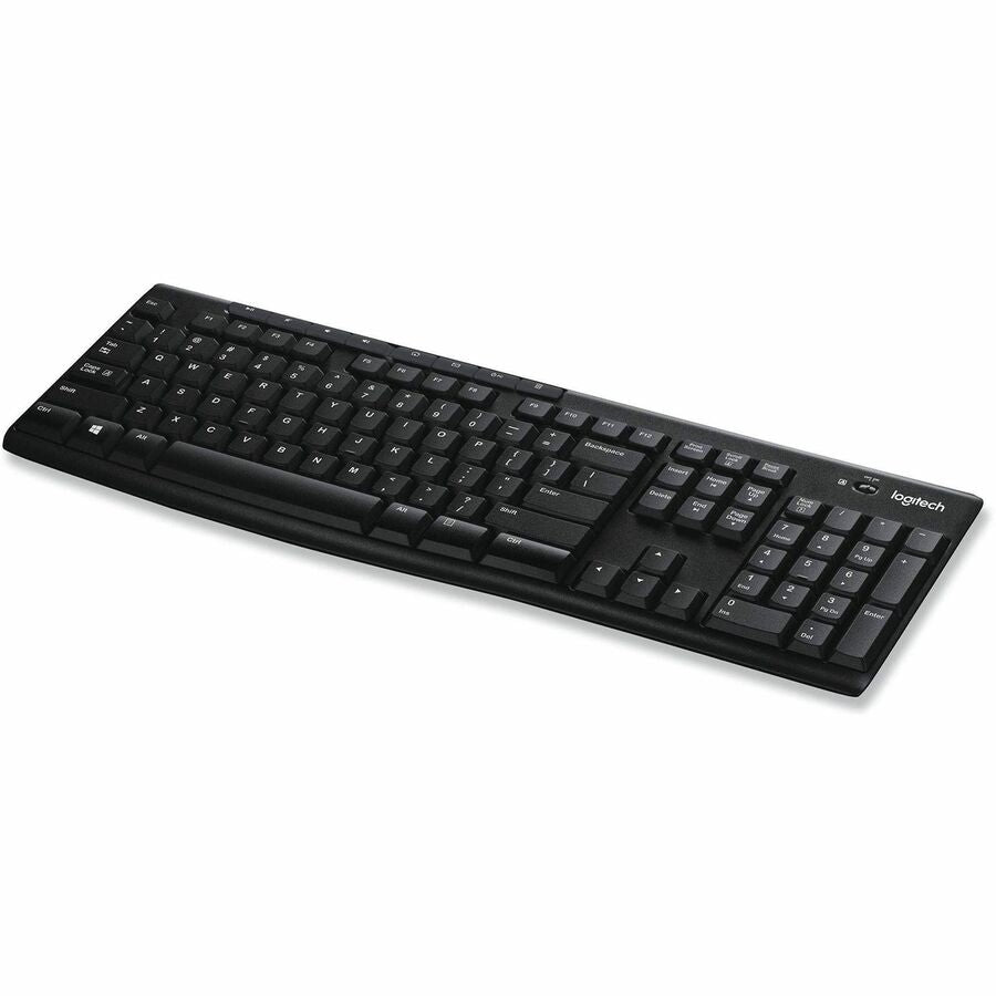 Hero-Shot Image for Logitech K270 Wireless Keyboard for Windows, 2.4 GHz Wireless, Full-Size, Number Pad, Black