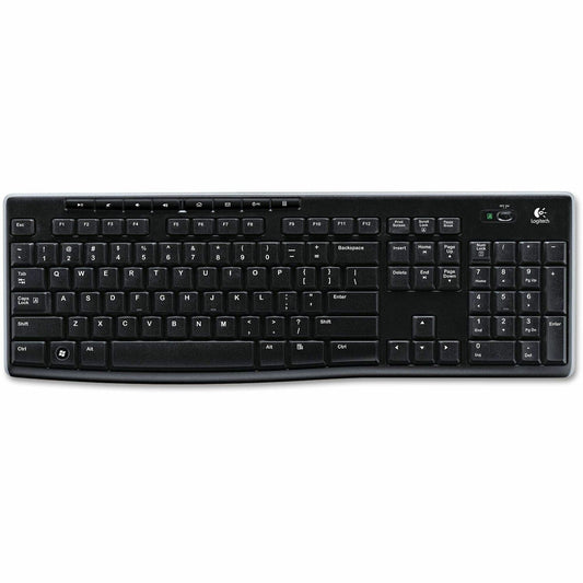 Main Image for Logitech K270 Wireless Keyboard for Windows, 2.4 GHz Wireless, Full-Size, Number Pad, Black